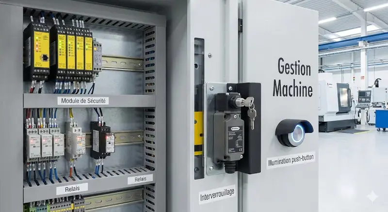 Gestion machine COMITRONIC-BTI – modules de sécurité, relais, verrouillage